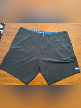 Aftco Original Fishing Shorts Men Size 40 Black